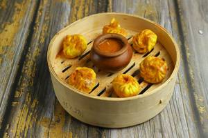 Veg Afghani Tandoori Momos (6 Pcs)