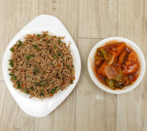 Paneer Chilli + Veg Fried Rice Combo
