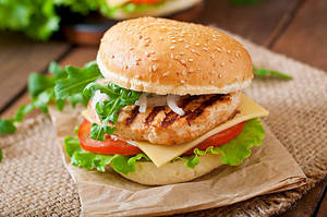 Chicken Patty Burger