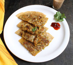 Mushroom Chilli Paratha