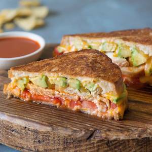Schezwan Chicken Grilled Sandwich