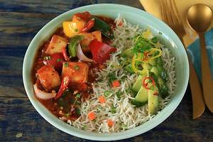Butter Paneer Curry Rice Bowl