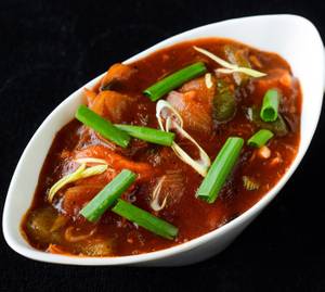 Chilly chicken greavy