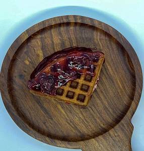 Strawberry Cream Cheese Waffle.