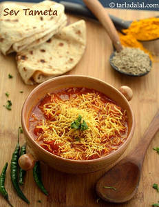 Sev Tamatar + 4 Tawa Roti +salad