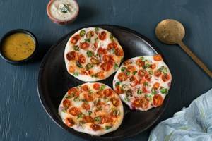 Cheese Uttapam with Tomato (1 Pc)