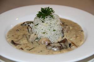 Trio Mushroom Stroganoff