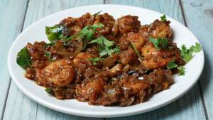 Pepper prawns masala