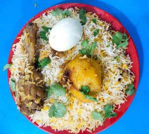 Chicken Biryani with Egg
