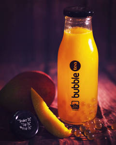 Mango Fizz with Poping Boba