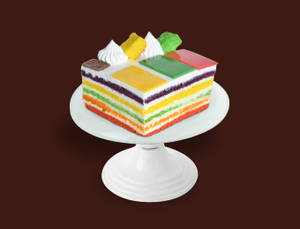 Rainbow Cake (500Gm)
