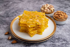 Orange Ice Halwa