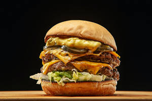 Double Chicken Tikka Burger