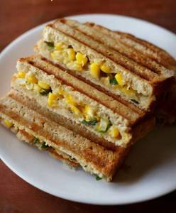 Masala Corn Sandwich 