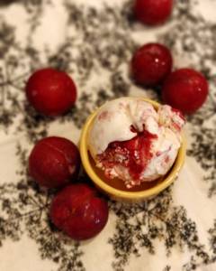 Plum Sauce Butter cake