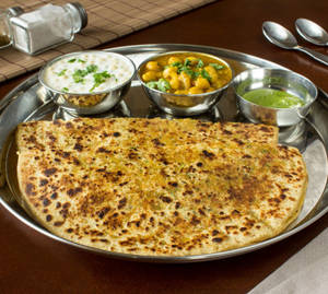 Gobi Paneer Paratha