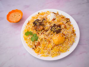 Mutton Biryani with Egg    