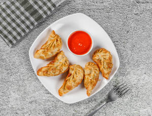 Chicken Momos (Fried) 5 Pcs