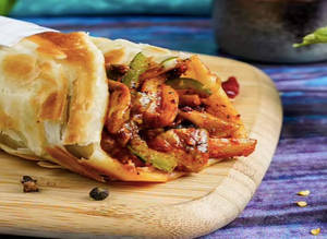Mushroom Malai Roll