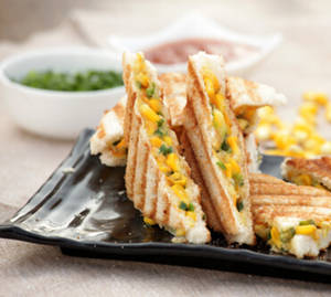 Mayo With Corn Sandwich