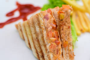 Masala Corn Grilled Sandwich