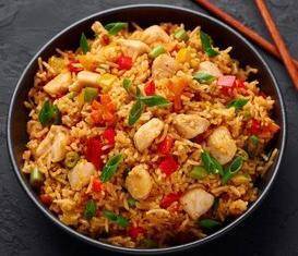 Chicken Fried Rice (dawat)