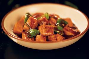 Cottage Cheese In Chilli Soya Sauce