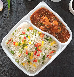 Gobi Manchurian & Veg Fried Rice Combo