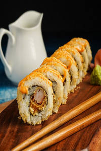 Prawn Tempura  Sushi Roll
