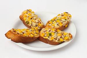 Chilli & Corn Garlic Bread