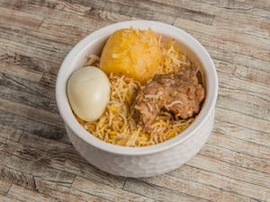 Mutton Biryani with Egg 