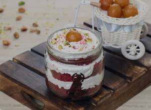 GULAB JAMUN RED VELVET JAR CAKE