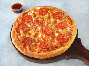 8" Medium Chicken Pepperoni Pizza