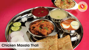 Chicken Masala Thali