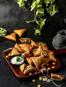 Cheese Corn Samosa