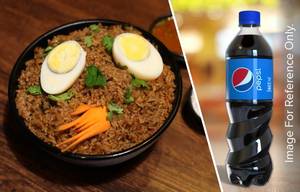 Egg Biryani + Pepsi 600 Ml Pet Bottle