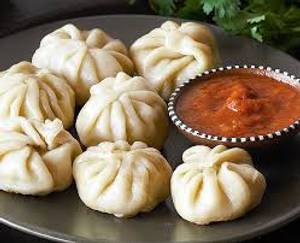 Veg Steamed Momos [5 Pieces]