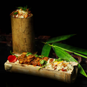 Wayandan Mulamkutti Prawns Biryani