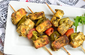 Moroccan Mint Pudina Paneer Tikka