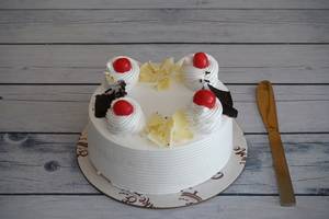 Eggless Vanilla Cake