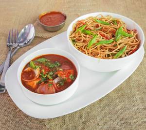 Chilli Paneer Gravy Combo (Serves 1)