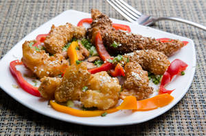 Golden Fried Prawn