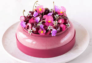 Cherry mousse