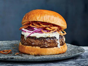 Chicken Cheese Bomb Burger