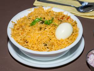 Egg Biriyani [serves 1 Combo ]
