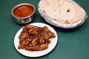 Chicken Fry & Chapathi, gravy