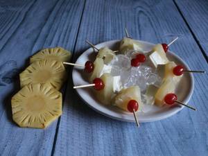 Cheese Cherry Pineapple