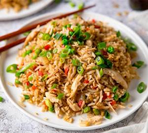 Chicken Egg Mixed Singapore Fried Rice