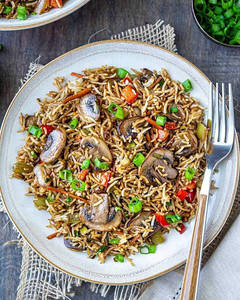 Mushroom Fried Rice