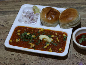 Corn Pav Bhaji